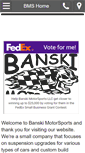 Mobile Screenshot of banskimotorsports.com